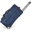 KINSTON Borsa da Viaggio Trolley - Borsa con Ruote e Manico Telescopico, Scomparto Principale Capiente e Tasca Laterale con Cerniera - Bagaglio a Mano Ideale per Viaggi e Weekend - BLU L