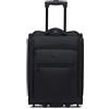 Flight Knight Bagaglio a mano prioritario Ryanair 55 x 40 x 20 cm - Dimensioni massime - Valigia compatibile - 2 ruote - Bagaglio da cabina in tessuto ultraleggero resistente e morbido