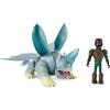 How To Train Your Dragon Dreamworks Dragons I 9 mondi - Set Adventure con drago e statuetta, motivo: D'Angelo e Plowhorn, per bambini dai 4 anni in su