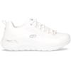 SKECHERS Arch Fit 2.0 Star Bound Sneaker In Ecopelle Bianco Argento - Donna - Bianco Argento