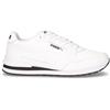 PUMA St Runner V4 Sneaker In Pelle Bianco Nero - Uomo - Bianco Nero