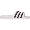 ADIDAS Adilette Aqua Ciabatta Di Gomma Bianco Nero - Uomo - Bianco Nero