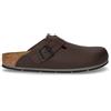 BIRKENSTOCK Boston PRO Ciabatta In Pelle Marrone - Uomo - Marrone