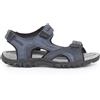 GEOX Strada Sandalo - Uomo - Navy Grey