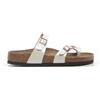 BIRKENSTOCK Mayari Ciabatta Infradito Vegan Pearl White - Donna - Pearl White