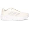 ADIDAS Cloudfoam Comfy Sneaker In Tessuto Ed Ecopelle Bianco Argento - Donna - Bianco Argento