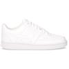 NIKE Court Vision Low Sneaker In Ecopelle Bianco - Donna - Bianco
