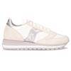 SAUCONY Jazz OTriplel Sneaker In Pelle E Tessuto Bianco Argento - Donna - Bianco Argento