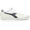 DIADORA Game L Low Waxed Sneaker - Uomo - Bianco Nero