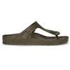 BIRKENSTOCK Gizeh EVA Ciabatta Infradito Di Gomma Kaki - Uomo - Kaki
