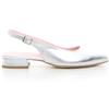 DU SIMON Décolleté Slingback Bassa Argento King - Donna - Argento King