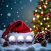 Afoosoo 12 pezzi Luci LED senza fiamma per Natale bianco, Halloween, zucca, impermeabile, per immersione, decorative per vaso, acquario, matrimonio, festa di Natale (003W)