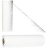 AmaCasa - Runner da tavola in Tessuto Non Tessuto Bianco, Ideale per Fiori, Matrimoni e comunioni, 15cm/20m (Bianco, 15cm)