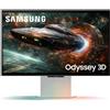 Samsung Odyssey 3D G90XF Monitor 27" IPS 165Hz 4K UHS 1ms Multimediale Pivot Hub