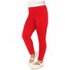 Merry Style Leggings Lunghi Bambina e Ragazza MS10-130 (Rosso, 116 cm)