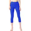 Merry Style Leggings 3/4 Pantaloni in Cotone Donna MS10-430 (Blu Marino, M)