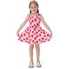 PATPAT Abiti Bambina e Ragazze Vestiti Bambina Eleganti, Vestito Bambina con Spalline Farfalla e Svasatura A-Line, Abbigliamento Bambina età 12 Mesi-10 Anni