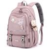 Amythe Zaino Bambina Scuola Elementare Zaini Scuola Media Ragazza Impermeabile Zainetto Elementari Leggero e alla Moda Zaino Porta pc Borsa Casual per Adolescenti, Viola