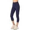 Merry Style Leggings 3/4 Pantaloni Capri MS10-290(Blu Marino, 3XL)