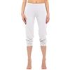 Merry Style 3/4 Pantaloni Casual Sportivi Estiva Capri Viscosa Donna MS10-261 (Caffelatte, L)