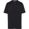 STEXFIT SF STEX FIT Maglietta Nera Ragazzo e Ragazze a Maniche Corte, T Shirt Nera Ragazza 100% Cotone Leggera Morbida e Traspirante, Tshirt Ragazzo con Girocollo Rinforzato - Taglia 12/14 Anni