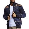 Leif Nelson Giacca Uomo in Maglia Cardigan Colletto alla Coreana #NV N # #NV