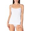 Bellivalini Donna Maglia Intima in Viscosa con Pizzo BLV50-219 (Bianco, 4XL)