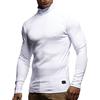 Leif Nelson Dolcevita Maglione da Uomo Felpa LN-Wi Bianca XX-Large