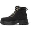 JOMIX Stivali da neve da donna foderati in modo confortevole, caldi e antiscivolo MD9945-1 (Nero, 36)