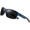 Joopin Occhiali da Sole Polarizzati da Uomo Donna per Sportivi Running Ciclismo Guida Pesca Golf Trekking Protezione UV400 Vintage Montatura Spessa Rettangolari Occhiali (Blu Nero)