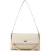 QUEEN HELENA Borsa Rigida a Spalla Borsetta Capiente Casual Elegante Donna M1044 (Beige)