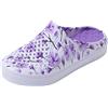 JOMIX Ciabatte Donna Estive Comode Chiuse Davanti Pantofole Gomma Plastica Casa Mare Spiaggia Piscina Giardino SD8251 (Viola, 37)
