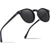 Carfia Retro Occhiali da Sole Uomo Polarizzati CA5289-L04K