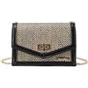 QUEEN HELENA Borsa Piccola a Tracolla Donna Borsetta Rigida Casual Elegante M1059 (Nero)