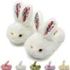 sharllen Bambini Pantofole Ragazze Fluffy Coniglietto Pantofole Toddler Peluche Caldo Inverno Casa Scarpe Ragazzi Carino Coniglio Novelty Animal Pantofole