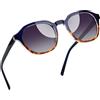 Joopin Polarizzata Occhiali da Sole Rotondi Vintage Uomo Donna UV400 Protezione Classici Quadrati Montatura TR90 Retrò Anni 70 Occhiali da Guida Unisex (Blu Neri Sfumati)