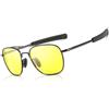 SUNGAIT Military Occhiali da sole da uomo Polarized Pilot Style - Bayonet Temples A285QKYS-IT
