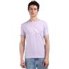 Calvin Klein Jeans Uomo T-Shirt Maniche Corte Outline Monologo Scollo Rotondo, Viola (Pastel Lilac), XXL
