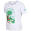 Regatta, Peppa Pig T-Shirt Misto Cotone Coolweave con Stampa, 3 Anni, Bianco