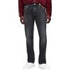 Tommy Jeans Uomo Jeans Ryan Straight Regular Fit, Nero (Denim Black), 34W/36L