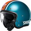SHOEI Casco Jet Shoei J-O2 Aventure TC2 Blue Orange