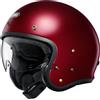 SHOEI Casco Jet Shoei J-O2 Unic Garnet Metallic