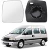 tivekeo Vetro a Specchio sostituzione per Citroen Jumpy/Fiat Scudo/Peugeot Expert 1994-2007, Specchio Esterno Regolabile Adatto, Lente di Retromarcia, Specchietti Riscaldati (Sinistra)