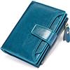 SENDEFN Portafoglio Donna in Pelle Vera Piccolo Portamonete Cute con Cerniera 14 Carte Portafoglio Donna Pelle con Tanti Scomparti