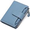 SENDEFN Portafoglio Donna in Pelle Vera Piccolo Portamonete Cute con Cerniera 14 Carte Portafoglio Donna Pelle con Tanti Scomparti