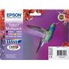 EPSON MULTIPACK 6 CARTUCCE ORIGINALI EPSON T0807 SERIE COLIBRÌ - EPSON - C13T08074011