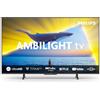 PHILIPS Ambilight 55PUS8109 4K LED Smart TV - Display 55'' con piattaforma Titan OS, Pixel Precise Ultra HD e Dolby Atmos Sound, funziona con Alexa e Google Voice Assistant - Cromato Satinato