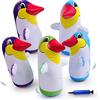 Clvsyh Pinguino gonfiabile, 5Pcs Penguin Tumbler Statua gonfiabile, Stand Up Penguin gonfiabile, Tumbler gonfiabile Giocattolo, Accessori per feste di compleanno per bambini Natale Bomboniere