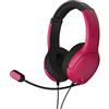 PDP AIRLITE Wired Headset Red With Noise Cancelling Microphone For SONY PLAYSTATION PS5 - PS4, Officially Licensed