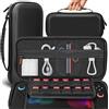 ＲＵＥＩＵＲＩ Carry Case for Nintendo Switch 2 Hard Case, Shockproof EVA Leather Carrying Case with Game Card Slots & Screen Protector Waterproof Travel Pouch for Switch Console (EVA PU Shell)